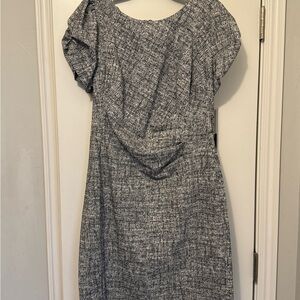 NWT Karl Lagerfield Black and White Women's Dress - Size 14